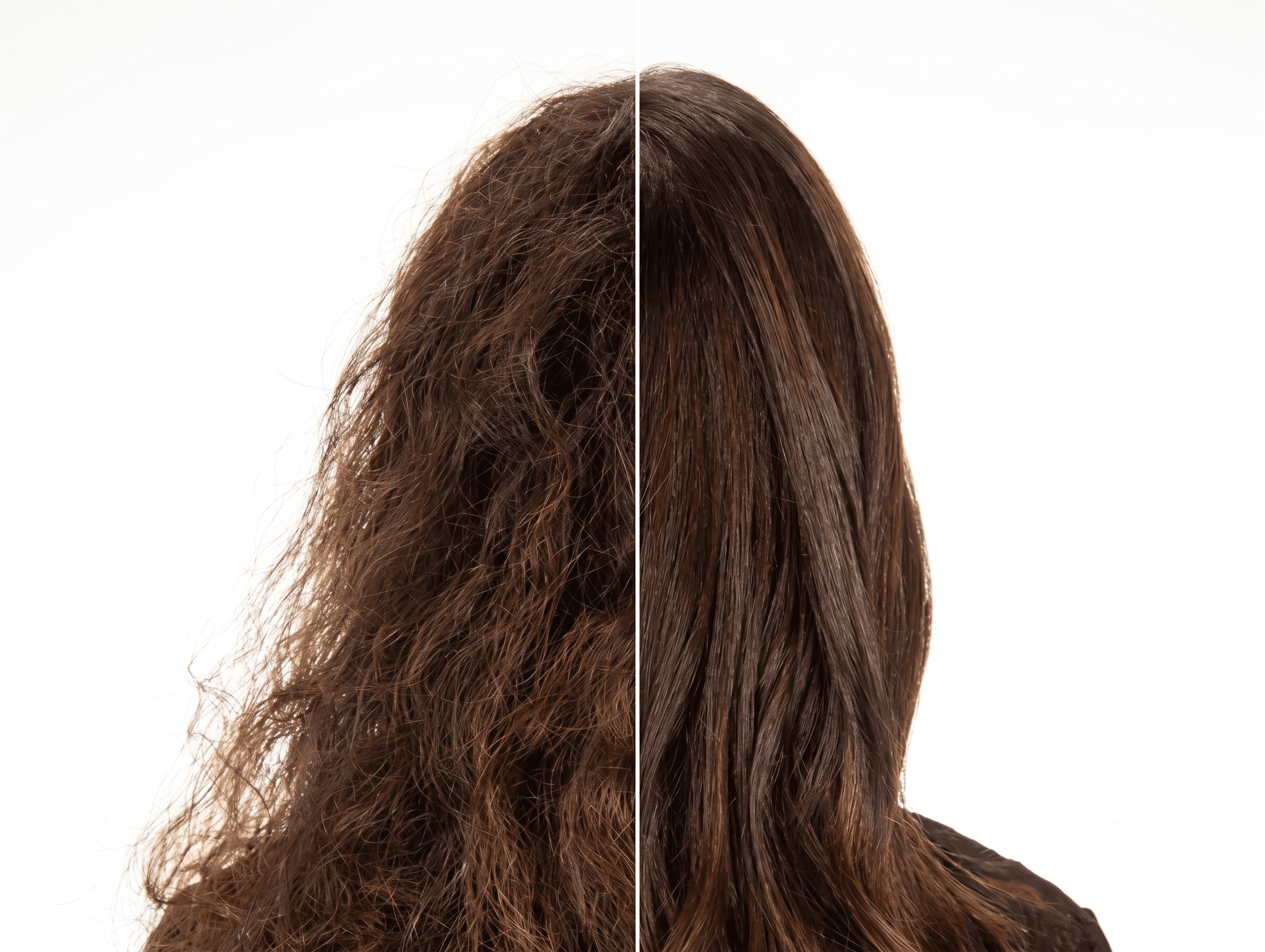 Before and after results from switching to filtered shower water