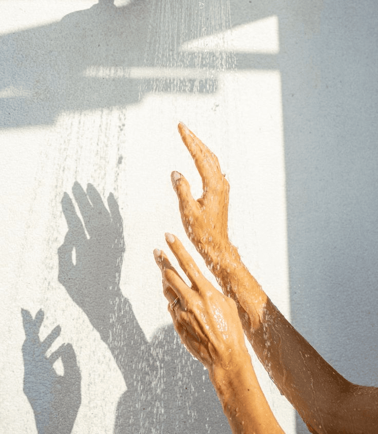 Full shower pressure from clean water